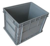 Récipients empilables de caisse en plastique recyclable pour le transport de stockage d'entrepôt industriel de ménage pour le stockage d'outils de rechange