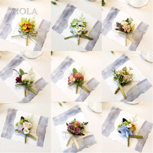 Ghim Cài Cây Hoa Cẩm Tú Cầu Nhiều Màu Bó Hoa Cúc Ghim Cài Cho Nam Nữ Ghim Cài Áo Dự Tiệc Đám Cưới Chú Rể Quà Tặng Phụ Kiện Bộ Đồ - Product Image 2