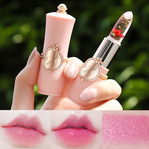 Flower Nude Matte Lipstick Transparent Lip Balm Discolor Lip Stick <strong>Rossetto</strong> Opaco Nudo Waterproof Jelly Crystal Lipstick - Product Image 3