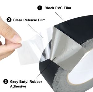 Joint étanche et résistance aux intempéries anti-corrosion Ruban de solive 2 ''Ruban de solive en butyle pour protéger les solives de pont et le toit - Product Image 5