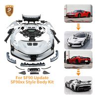 Kit Carrozzeria Stile XX per Ferrari SF90, Paraurti Anteriore e Posteriore in Fibra di Carbonio, Minigonne Laterali, Cofano Motore, Cofano Posteriore, Spoiler Posteriore