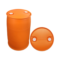 Fût en plastique recyclable HDPE de 200 L, blanc, noir, gris, rouge, pour le stockage industriel - Marque jfpc de Fujian