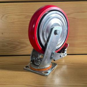 OE replacement caster match existing bolt pattern dimensions custom retro fit industrial equipment part - Product Image 3