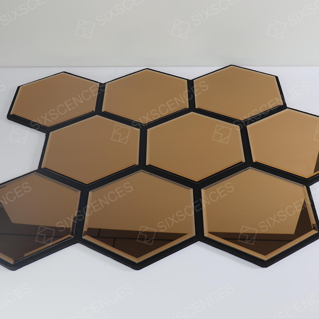 Mirror material interior design decorative panel sound absorbing wall panel Acoustic Wall