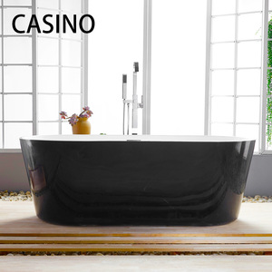 Hotel independiente acrílico baño superficie sólida al <span class=keywords><strong>aire</strong></span> libre bañera cuarto de baños - Product Image 5
