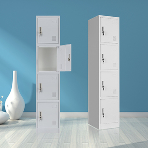Nhà Máy Giá Thép Kim Loại Bưu Kiện <span class=keywords><strong>Locker</strong></span> 4-Cửa Chìa Khóa Và Điện Tử Khóa Phòng Tập Thể Dục Lưu Trữ Tủ Cho Văn Phòng Và Trường Học Hành Lý Lưu Trữ - Product Image 1