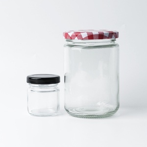 Stoples kaca bulat kecil transparan <span class=keywords><strong>150ml</strong></span> 200ml dengan tutup penyimpanan stoples acar untuk makanan - Product Image 3