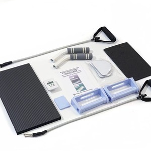 Tabla Abdominal Plegable Multifunción para Pilates <span class=keywords><strong>con</strong></span> <span class=keywords><strong>Rueda</strong></span> de Rebote, para Abdominales, <span class=keywords><strong>Flexiones</strong></span>, Planchas y Entrenamiento del Core - Product Image 4