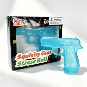 Juguete Antiestrés con Forma de Pistola, Juguete Blando de Maltosa para Apretar, Bola Antiestrés de TPR Suave para Niños y Adultos, Juguete Sensorial - Product Image 1