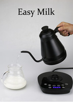Prix usine vente chaude nouveau Design noir vente chaude de haute qualité 1200w électrique col de cygne bouilloire Pot