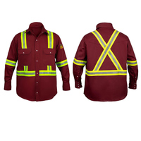 Vêtements de sécurité ignifuges en coton 100% résistant au feu, manches longues, réfléchissants, taille personnalisée, antistatiques, ignifuges