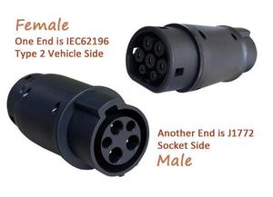 Adaptador de cable EV de nueva condición para estación de carga <span class=keywords><strong>enchufable</strong></span> híbrida tipo 1 a Tipo 2 para automóvil EV - Product Image 5