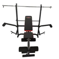 Multi Station Weight Bench Press Leg Curl Home Gym Weights Equipment Commercial Adjustable Bench