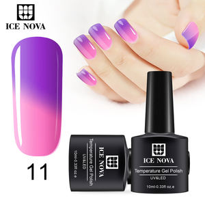 Vernis Gel Thermique 15ml à Changement de Température Effet <span class=keywords><strong>Macaron</strong></span> Scintillant – Émaux Gel à Changement d'Humeur <span class=keywords><strong>pour</strong></span> <span class=keywords><strong>Ongles</strong></span> Professionnels - Product Image 2