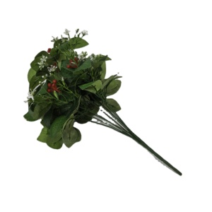 Lá nhân tạo với bụi cây mọng đỏ Thích hợp cho trang trí nhà - Product Image 3