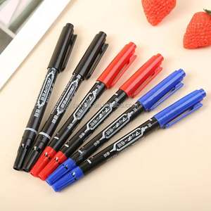 Double Head Oil-based Permanent Marker Pen Logstics Marker Plastic Marker Pen for <b>CD</b> GLASS PAPER - Product Image 5