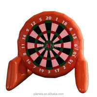 Cible de fléchettes de football gonflable ronde / cible de fléchettes de football / fléchettes humaines à vendre