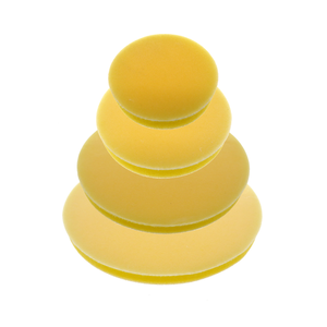 2Inch to 6inch Yellow Short Hook Loop Soft Cushioning Protecting Pad Sponge Protection <strong>Interface</strong> Pad for Sander Polishing - Product Image 6