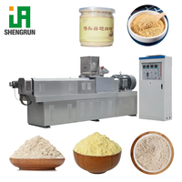 Chaîne de production de poudre de céréales instantanées pré-gélatinisées haute capacité pour aliments pour bébés, traitement de la farine de maïs