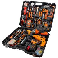 Trousse à outils de quincaillerie en plastique rigide multifonctionnelle pour électricien robuste