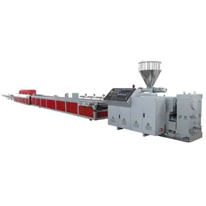 Conical Double Screw PVC Profile Extruder For PVC Window Frame