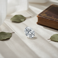 Diamante Ovalado Cultivado en Laboratorio con Certificación IGI de 3CT, D VS1, Corte Excelente, Perforado con Láser, Diamante Suelto de Alta Calidad para Compromiso de Lujo
