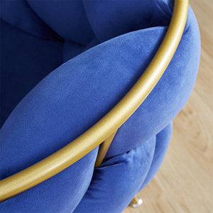 Sillas Grises para Restaurantes y Cafeterías, Silla Moderna de Terciopelo con Diseño de Burbuja para Estudio de Maquillaje - Product Image 4