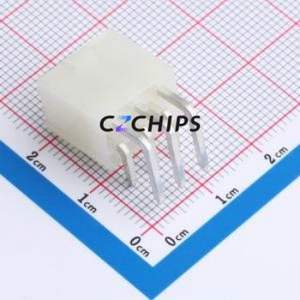 WAFER-WTB4.2-06PWZ Wire-to-Board Pin Header Bent Lead Through Hole,P=4.2mm 2x3P 4.2mm Right Angle Insert Mini-Fit (MX 4.2) - Product Image 2