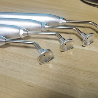 Boîtier de pistolet à oxygène en acier inoxydable usiné CNC de précision, pièces d'instrument d'injecteur d'oxygène facial, sur mesure pour salon de beauté