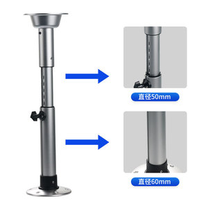Pata de Mueble de Aluminio con Altura Ajustable, Fácil de Instalar, para Uso en Mesas - Product Image 4