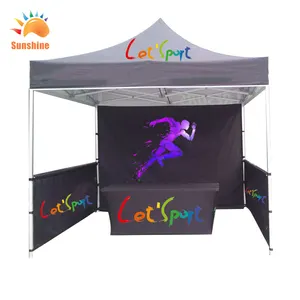 Moq 1Set Op Maat Gemaakt 10X10 Ft Pop-Up Luifel Tent Evenementen Aluminium Reclame Op Maat Opvouwbare Vakbeurs Tenten