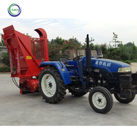 Tracteur à quatre roues pour la récupération des tiges de maïs, machine à broyer les tiges à double arbre et double vitesse