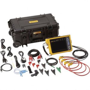 Analyseur de qualité d'alimentation triphasé 1773, 4 entrées, échantillonnage 24 bits, capture transitoire, analyse des harmoniques, calculateur de perte d'énergie - Product Image 3