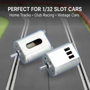 มอเตอร์ DC แบบสองเพลา FK-130 12V ความเร็วสูง 50K RPM สำหรับรถสล็อตคาร์ขนาด 1/24 แบบปรับแต่งได้ พร้อมใช้งาน (RTR) สำหรับรถ Mid America # 605 อีเกิ้ล เรซซิ่ง - Product Image 6