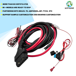 ชุดสายไฟควบคุมด้านข้างรถบรรทุกแบบกำหนดเอง 16160300 สำหรับเครื่องตัดหิมะ BOSS Snow Plow XP VXF HD EX MD Gen 2 ปี 2015-2024 สายไฟคุณภาพสูง ทนทาน - Product Image 4