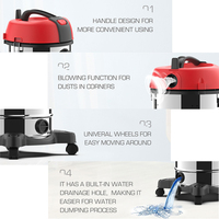 Aspirateur humide et sec et en acier inoxydable de haute qualité pour voiture, 30L, 1000W, 1200W, 1300W