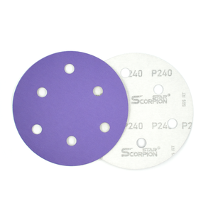 Papel de <span class=keywords><strong>Lija</strong></span> de Óxido de Aluminio Morado de 5 Pulgadas y 8 Agujeros, Alta Dureza, <span class=keywords><strong>para</strong></span> Pulir <span class=keywords><strong>Madera</strong></span> y Metal, <span class=keywords><strong>para</strong></span> Autos y Muebles, OEM ODM - Product Image 5