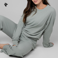 F240313 Ensemble Décontracté Personnalisé Femme, Vêtements de Mode pour Femmes Grande Taille Ample Surdimensionné Deux Pièces, Tenue Femme
