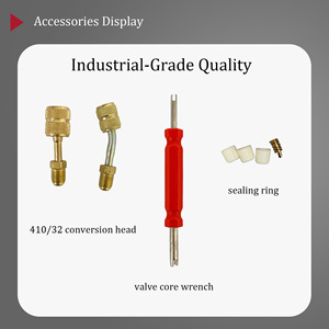ชุดเกจวัดความดันดิจิตอลสำหรับเครื่องปรับอากาศ R134a R1234yf รุ่น-001 - Product Image 6