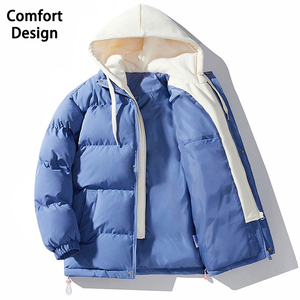 Giacca Leggera e Calda all'Ingrosso Giacca Invernale Imbottita Antivento Personalizzata Piumino da Uomo Taglie Forti - Product Image 2