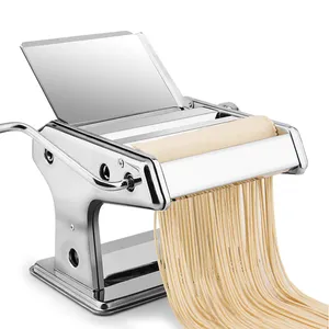 Cheap Aço Inoxidável Destacável Table Top Venda Manual Fresh Pasta Auto Corte Noodles Que Faz A Máquina Para Uso Doméstico