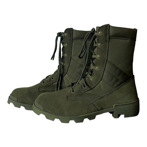 Bottes de combat tactiques imperméables et respirantes en PU et caoutchouc, chaussures à lacets, vente - Product Image 4