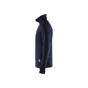 BLAKLADER-Pull en laine 463010718698XXXL Marine foncé/Gris foncé-EAN 7330509754481 WORK HOODIES - Product Image 5