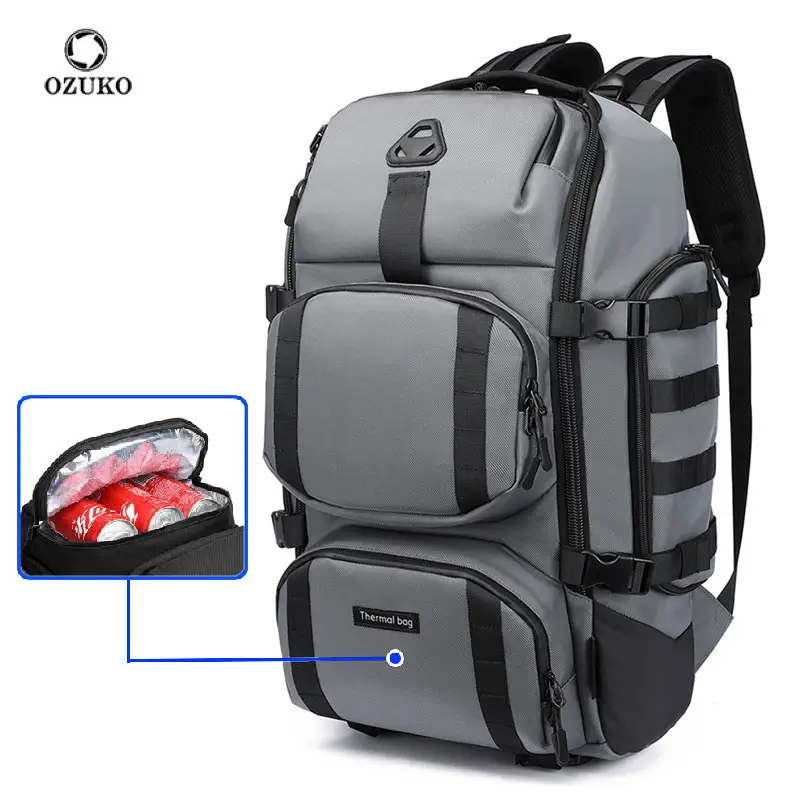 Ozuko 9386 баскетбольный уличный рюкзак сумка-холодильник рюкзаки для трекинга Usb De кемпинга Большие Пользовательские дорожные сумки