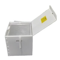 Boîte isotherme VIP personnalisée en usine, réutilisable, recyclable, en PP, avec isolation sous vide, pliable, pour médicaments et chaîne du froid (PPVIP)