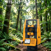 Station totale robotisée Hi Target HTS-521L10 avec écran couleur HD, longue portée, haute précision et accessoires de topographie
