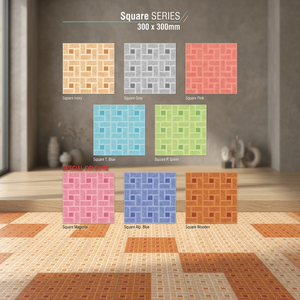 Carreaux de sol en céramique émaillée mate de qualité supérieure 300x300mm pour impression standard, type brique réfractaire, pour extérieur, vente en gros pour usines et showrooms - Product Image 5