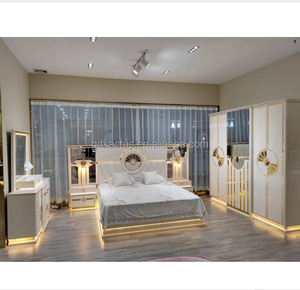 2025 Modern Beige Color <strong>Bedroom</strong> <strong>Furniture</strong> Set Luxurious king <strong>Bedroom</strong> <strong>Furniture</strong> Sets Royal <strong>Furniture</strong> Antique <strong>White</strong> <strong>Bedroom</strong> Sets - Product Image 2