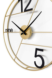 <span class=keywords><strong>Reloj</strong></span> de Pared Artístico de Metal de Doble Capa, Diseño Minimalista y Creativo, Movimiento de Cuarzo, Visualización de Agujas, Patrón de Naturaleza Muerta, para Colgar <span class=keywords><strong>en</strong></span> la Sala de Estar - Product Image 4