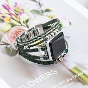 เหมาะสำหรับ <span class=keywords><strong>Apple</strong></span> <span class=keywords><strong>Watch</strong></span> Series 1-10, สายนาฬิกาหนัง PU แบบถักสองวงสำหรับ <span class=keywords><strong>Apple</strong></span> <span class=keywords><strong>Watch</strong></span> - Product Image 4